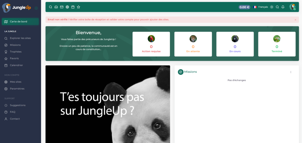 Plateforme de netlinking Jungle Up