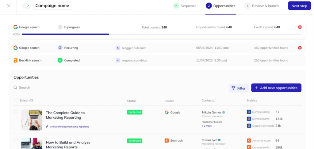 Plateforme de netlinking Respona